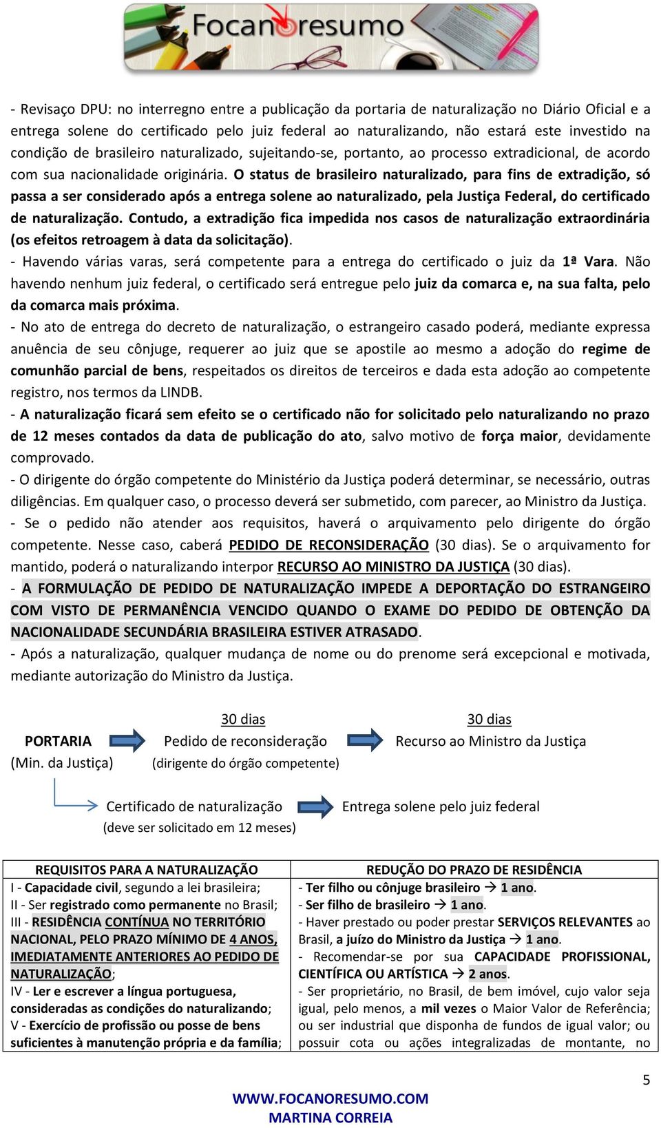 O status de brasileiro naturalizado, para fins de extradição, só passa a ser considerado após a entrega solene ao naturalizado, pela Justiça Federal, do certificado de naturalização.