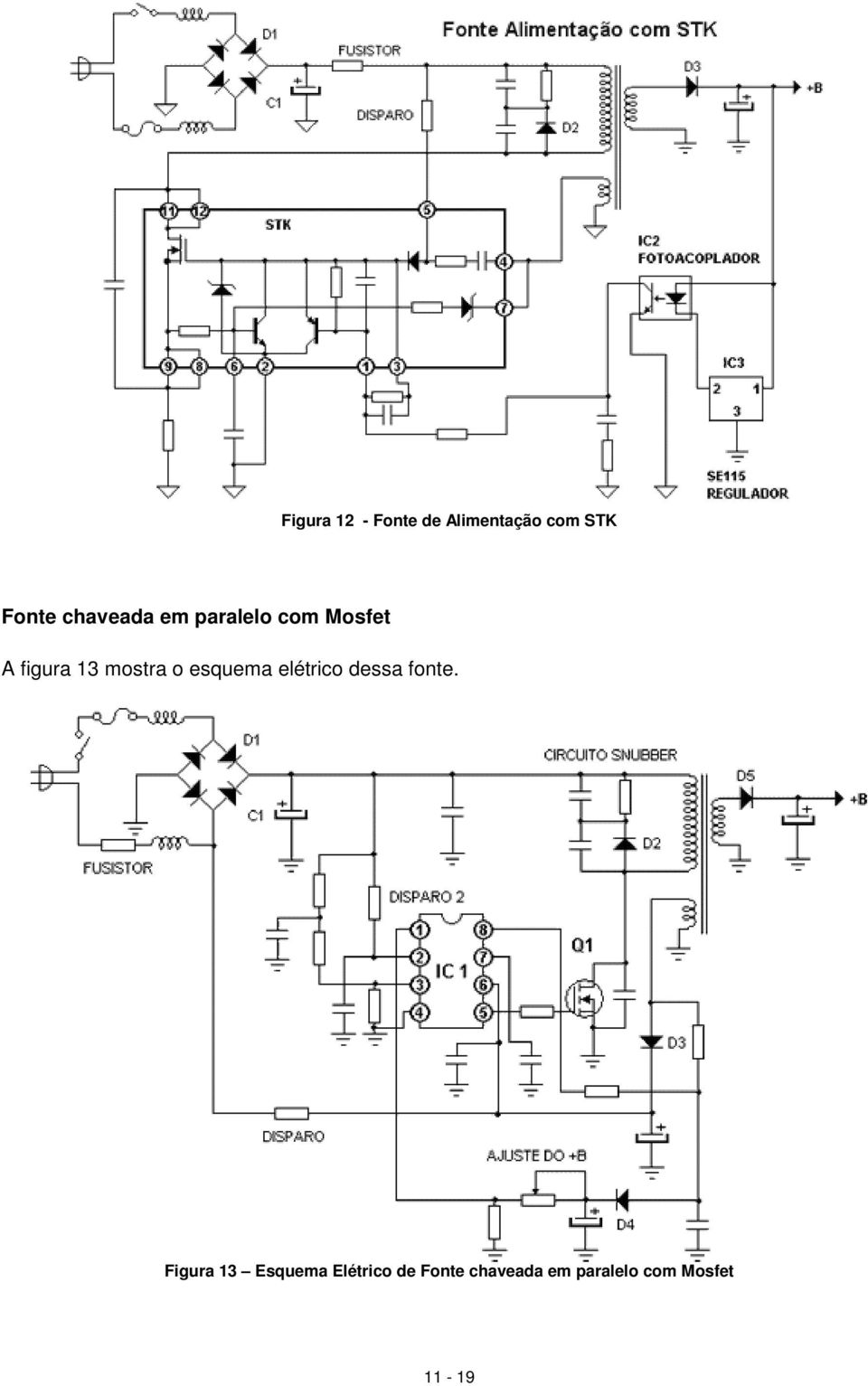 o esquema elétrico dessa fonte.