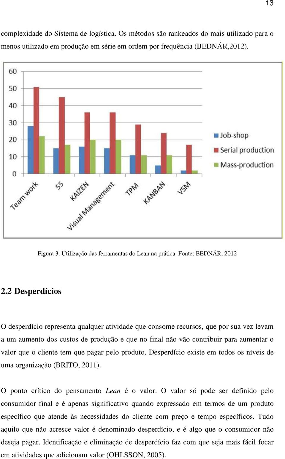 2 Desperdícios O desperdício representa qualquer atividade que consome recursos, que por sua vez levam a um aumento dos custos de produção e que no final não vão contribuir para aumentar o valor que