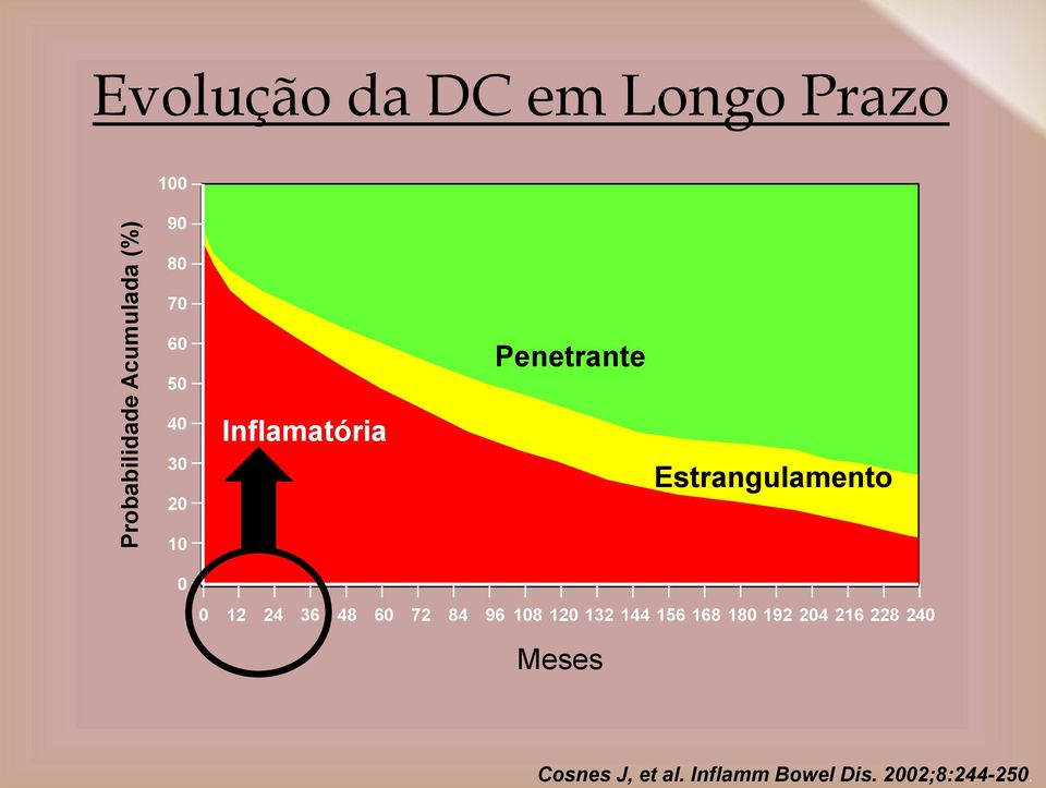 Evolução da DC em Longo Prazo 100 90 80 70 60 50 Penetrante 40 30