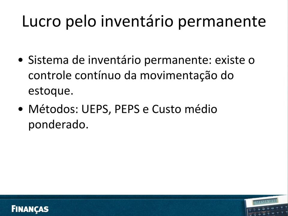 controle contínuo da movimentação do