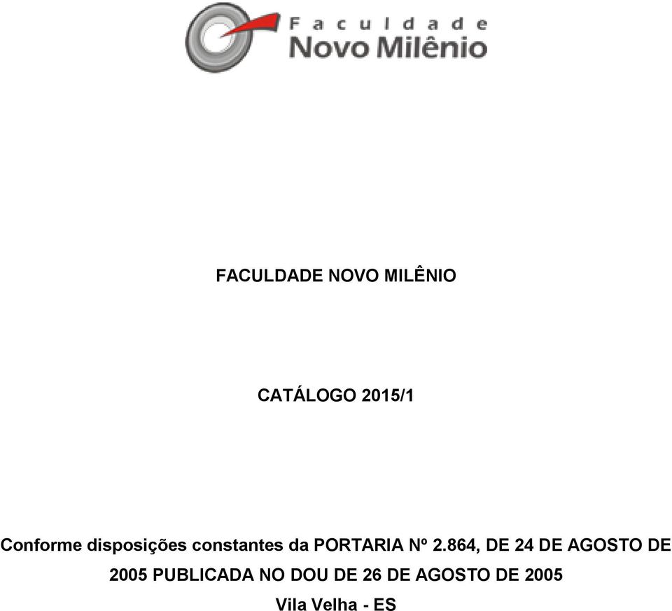 Nº 2.864, DE 24 DE AGOSTO DE 2005 PUBLICADA