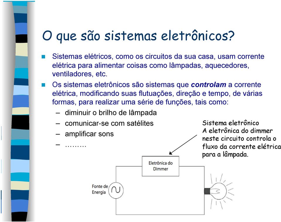 ventiladores, etc.