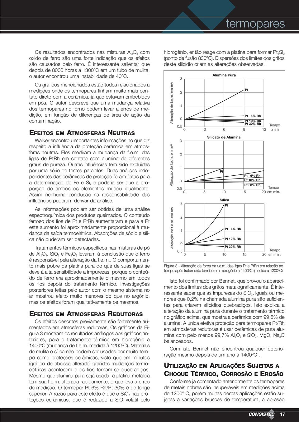 Os gráficos mencionados estão todos relacionados a medições onde os termopares tinham muito mais contato direto com a cerâmica, já que estavam embebidos em pós.