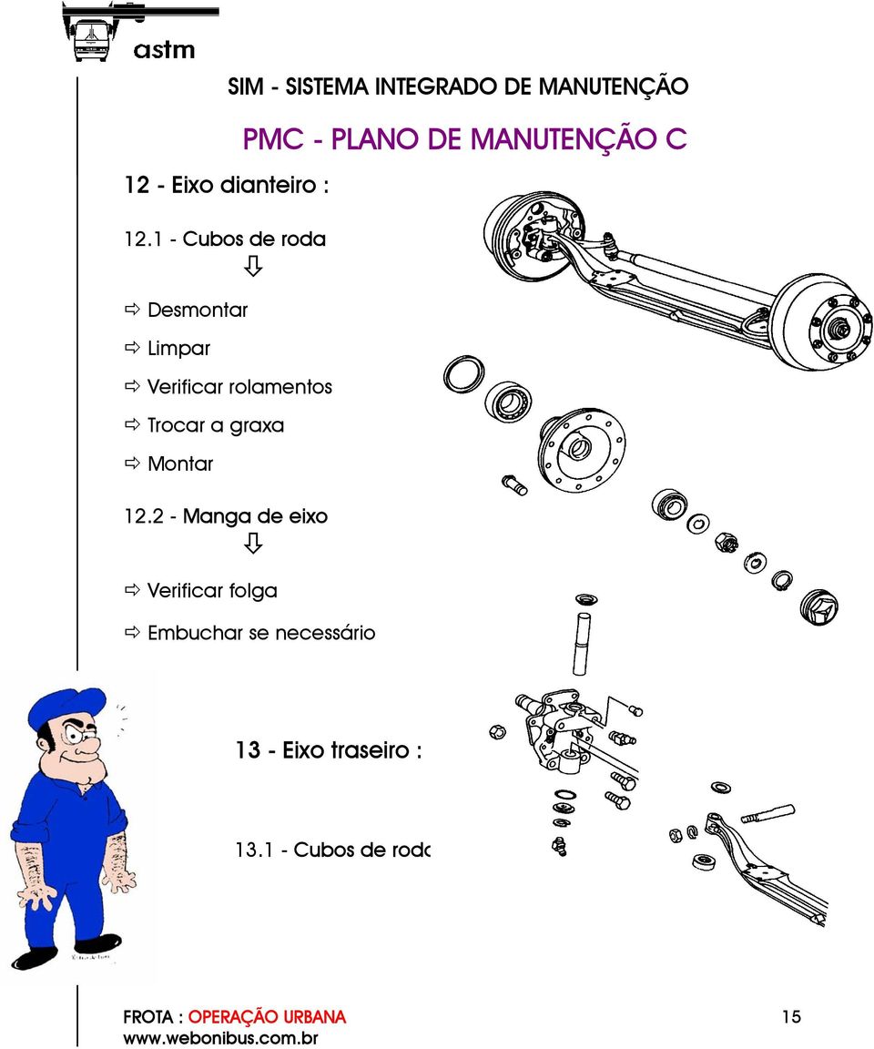 Trocar a graxa Montar 12.