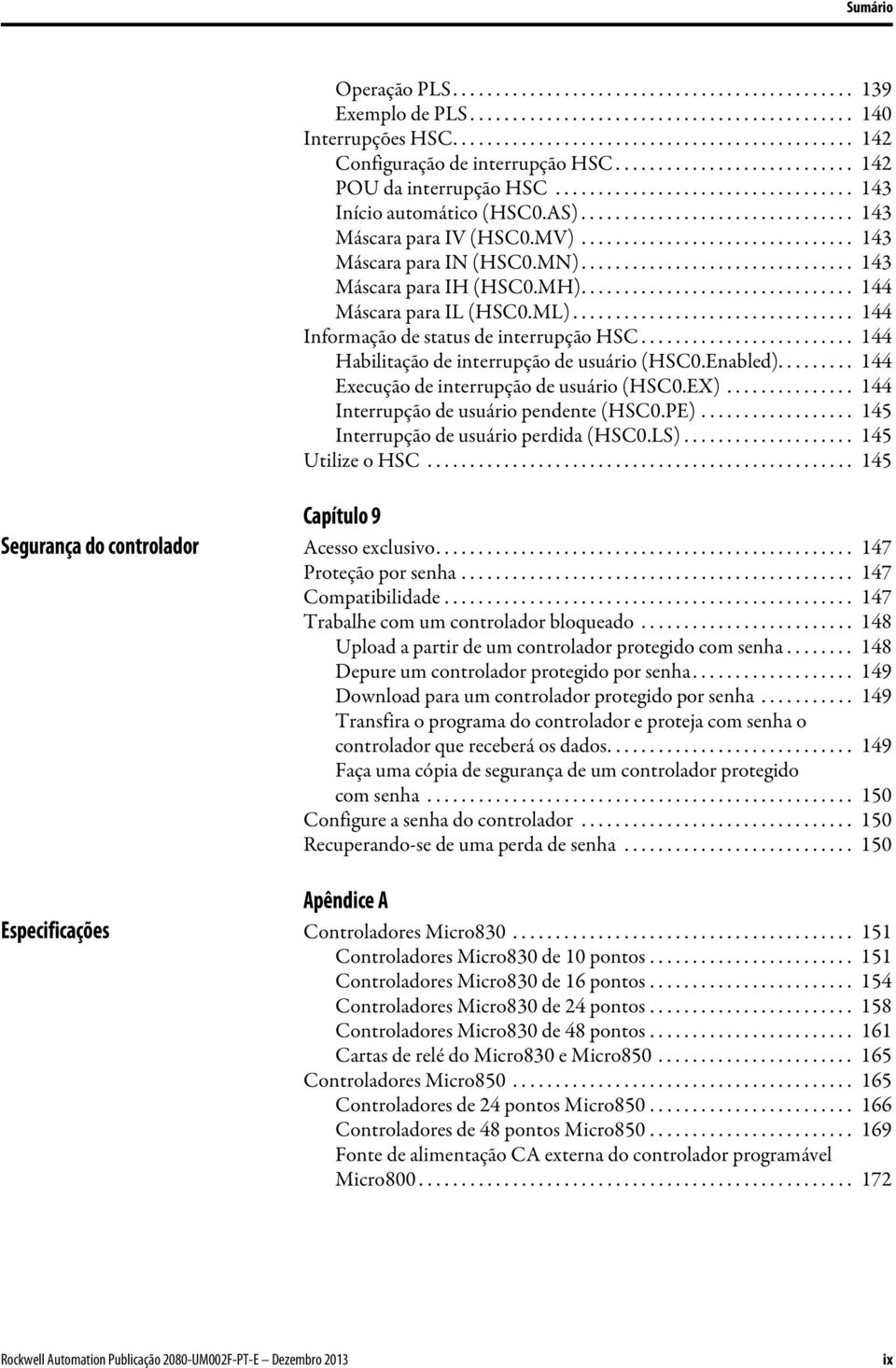 ............................... 143 Máscara para IN (HSC0.MN)................................ 143 Máscara para IH (HSC0.MH)................................ 144 Máscara para IL (HSC0.ML).