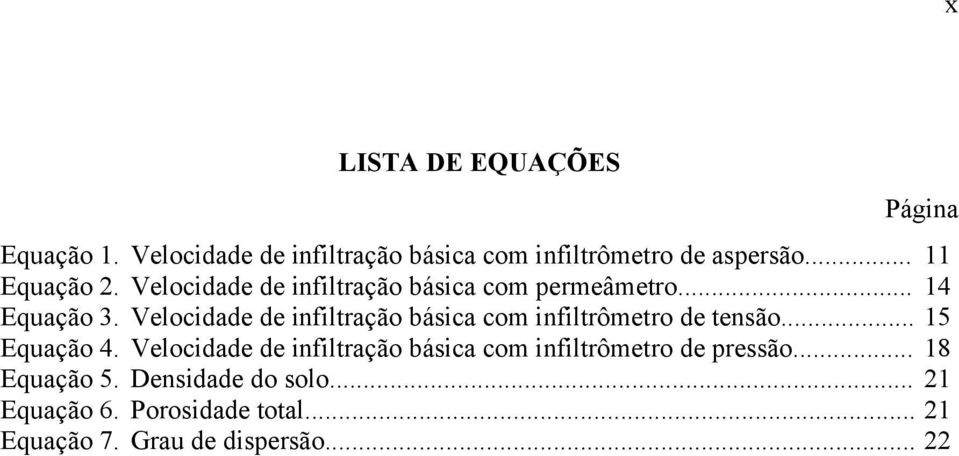 .. Velocidade de infiltração básica com permeâmetro.