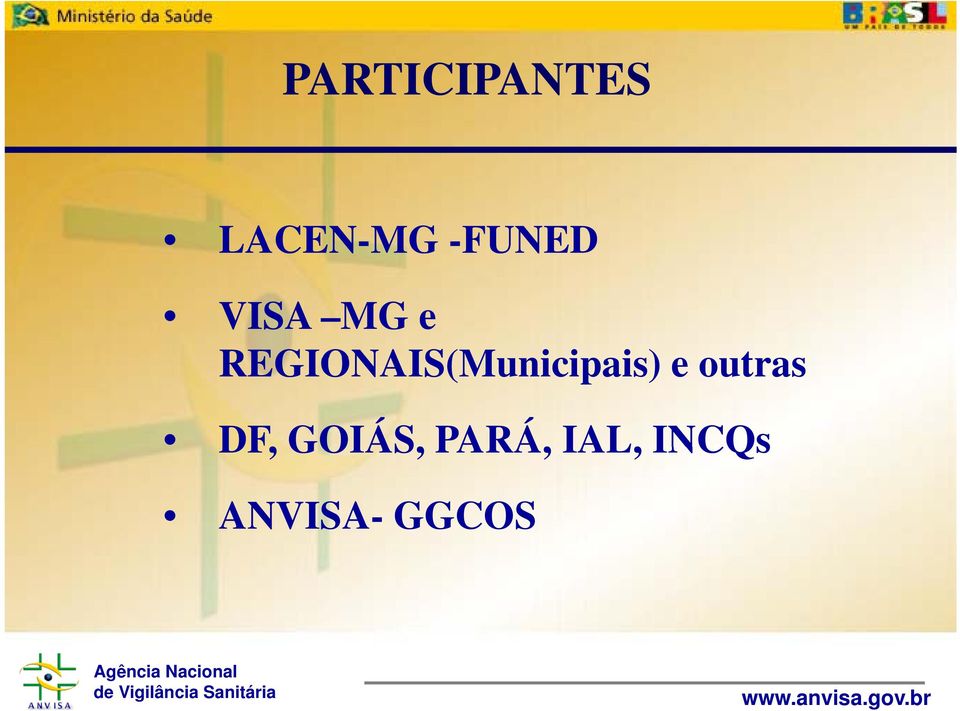 REGIONAIS(Municipais) e