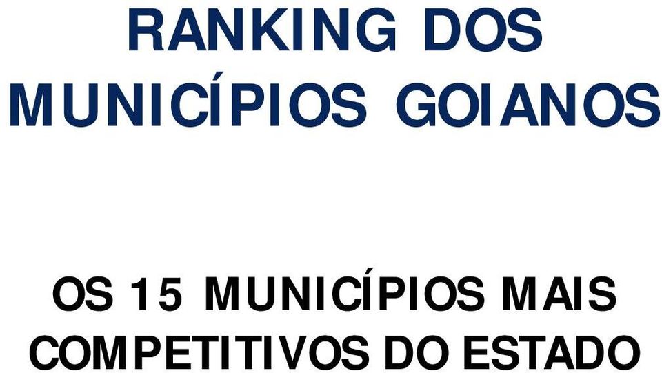 OS 15 MUNICÍPIOS