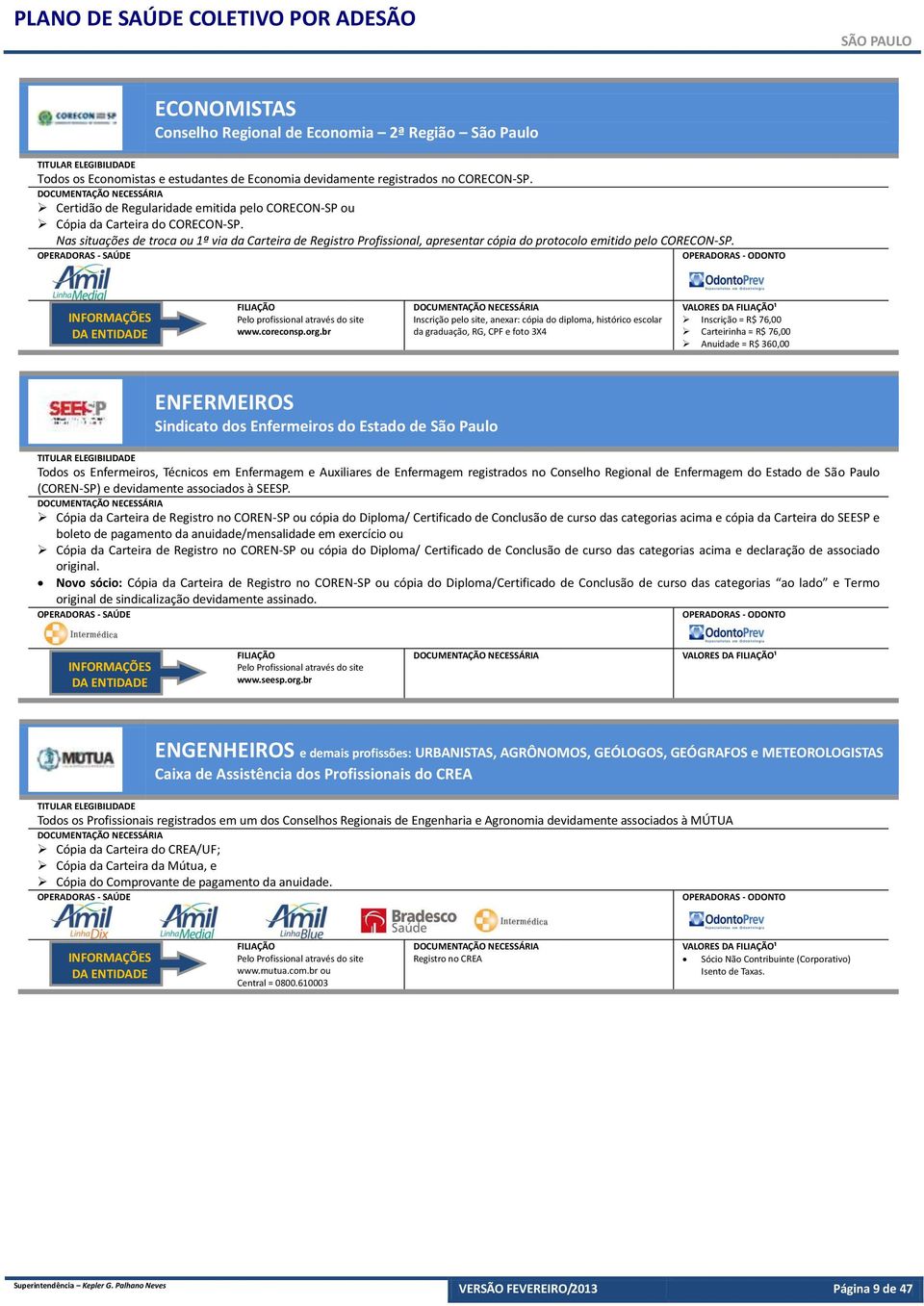 Nas situações de troca ou 1ª via da Carteira de Registro Profissional, apresentar cópia do protocolo emitido pelo CORECON-SP. Pelo profissional através do site www.coreconsp.org.