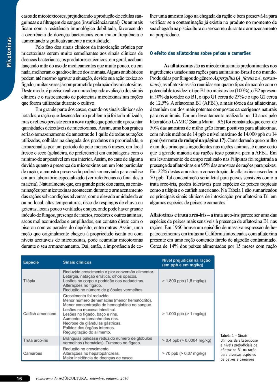 Pelo fato dos sinais clínicos da intoxicação crônica por micotoxinas serem muito semelhantes aos sinais clínicos de doenças bacterianas, os produtores e técnicos, em geral, acabam lançando mão do uso