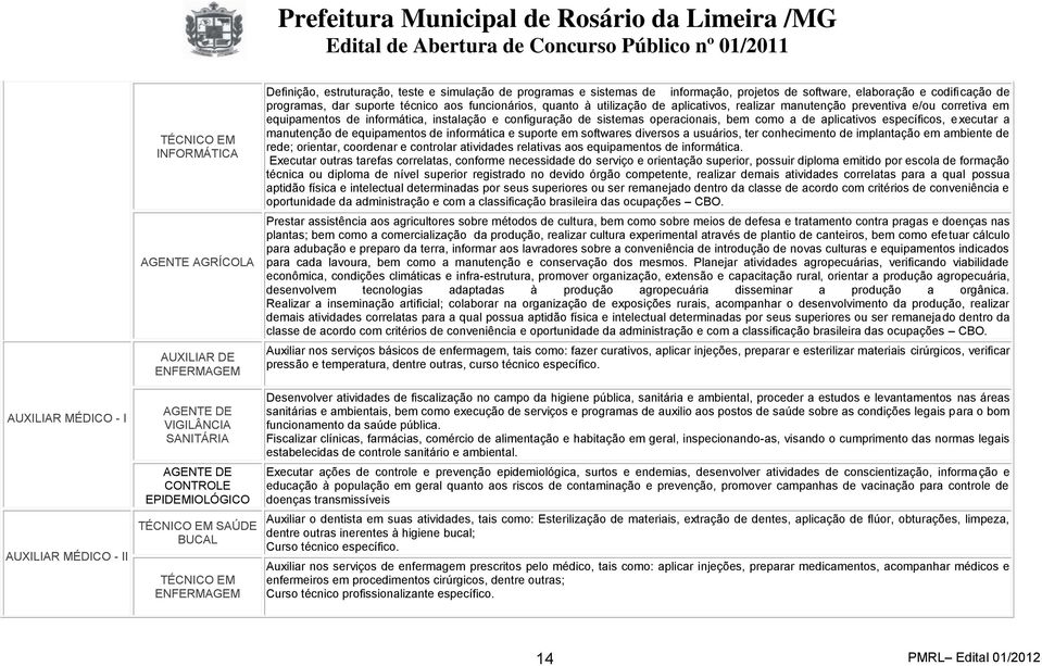 quanto à utilização de aplicativos, realizar manutenção preventiva e/ou corretiva em equipamentos de informática, instalação e configuração de sistemas operacionais, bem como a de aplicativos