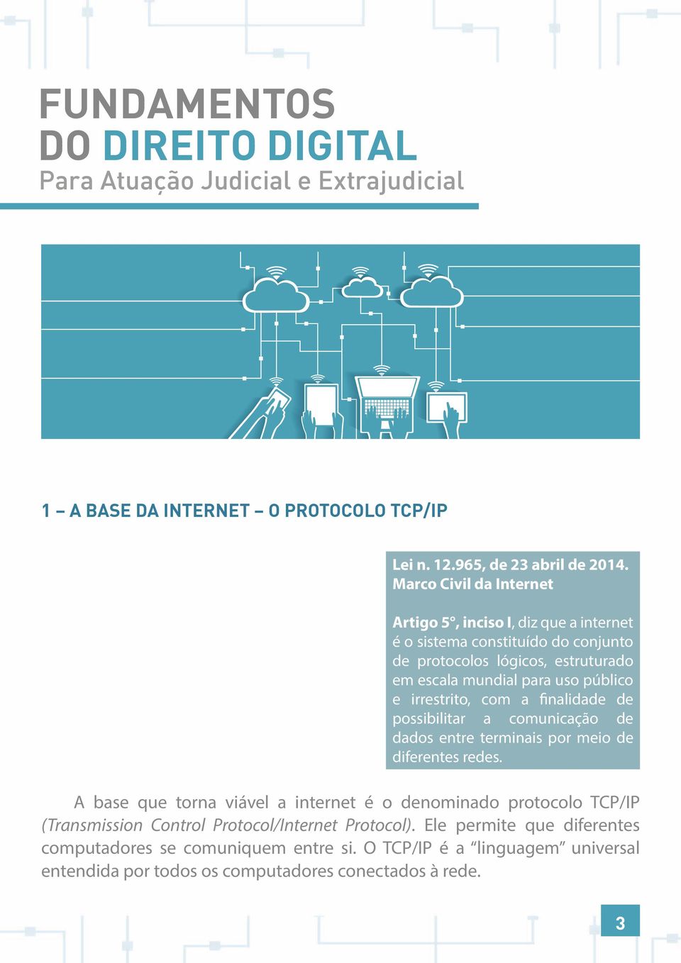 irrestrito, com a finalidade de possibilitar a comunicação de dados entre terminais por meio de diferentes redes.