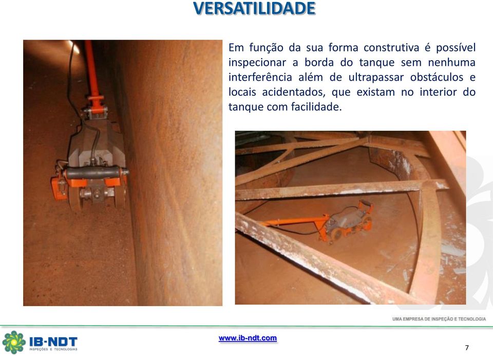 interferência além de ultrapassar obstáculos e locais