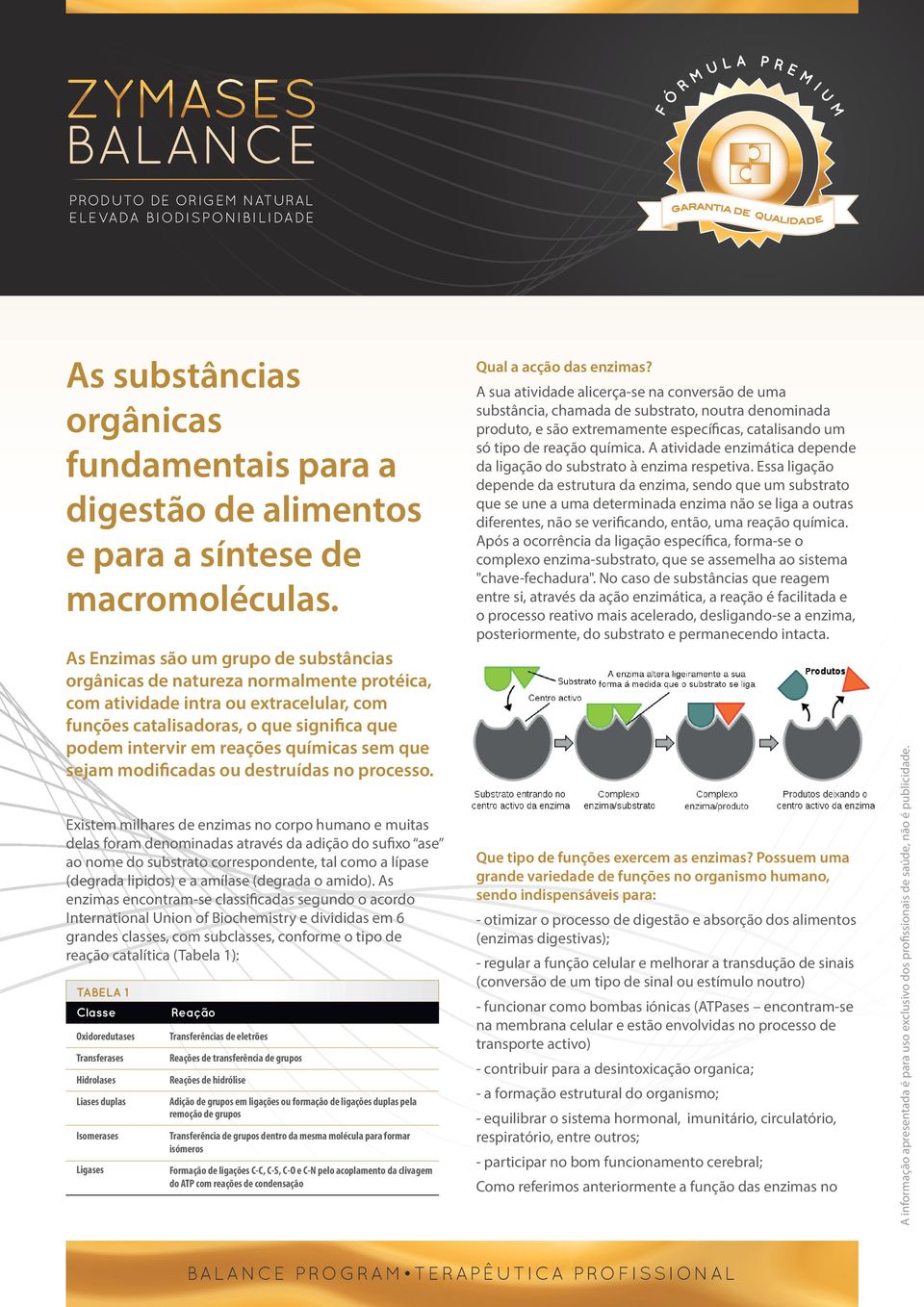 As Enzimas são um grupo de substâncias orgânicas de natureza normalmente protéica, com atividade intra ou extracelular, com funções catalisadoras, o que significa que podem intervir em reações