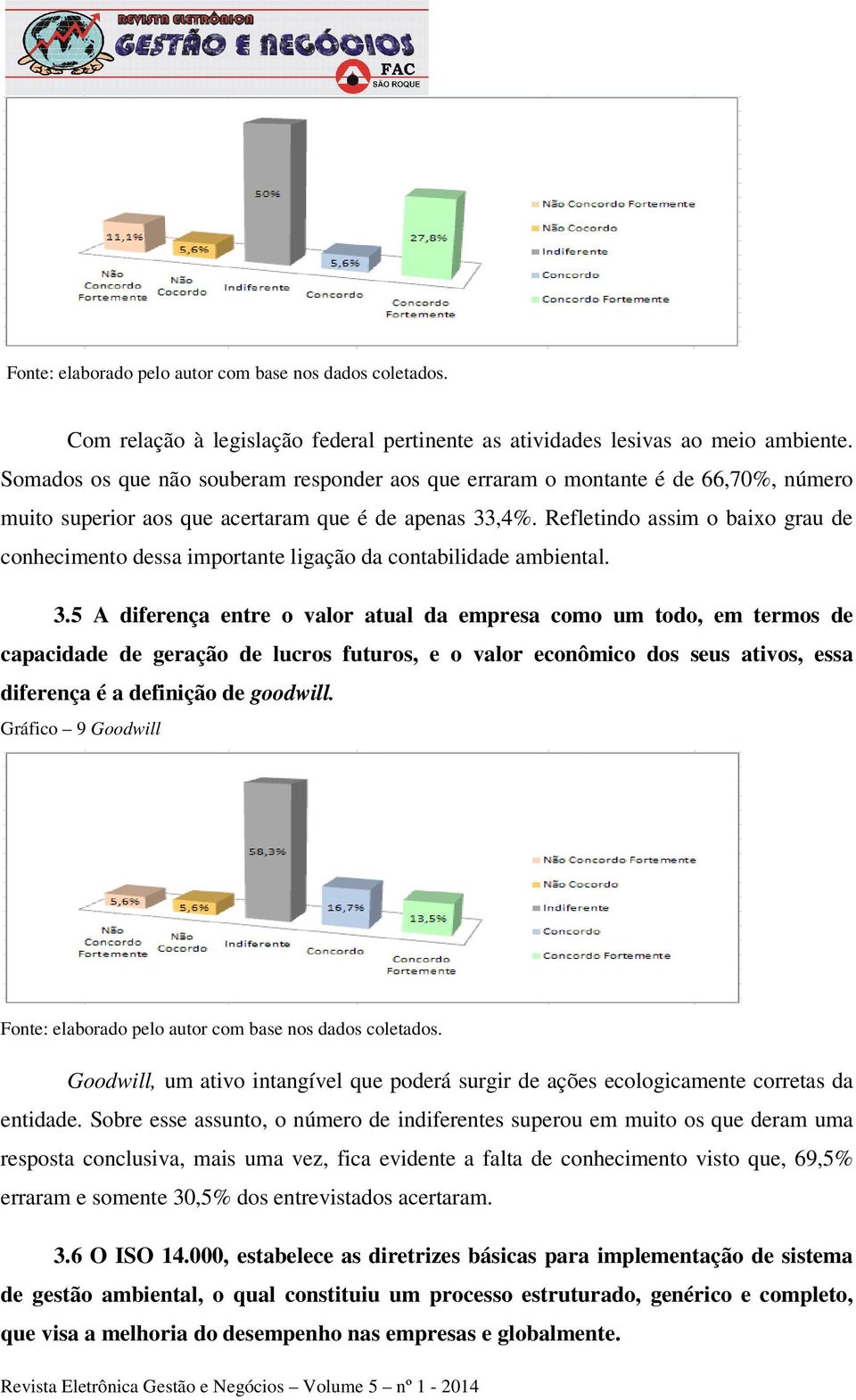 Refletindo assim o baixo grau de conhecimento dessa importante ligação da contabilidade ambiental. 3.