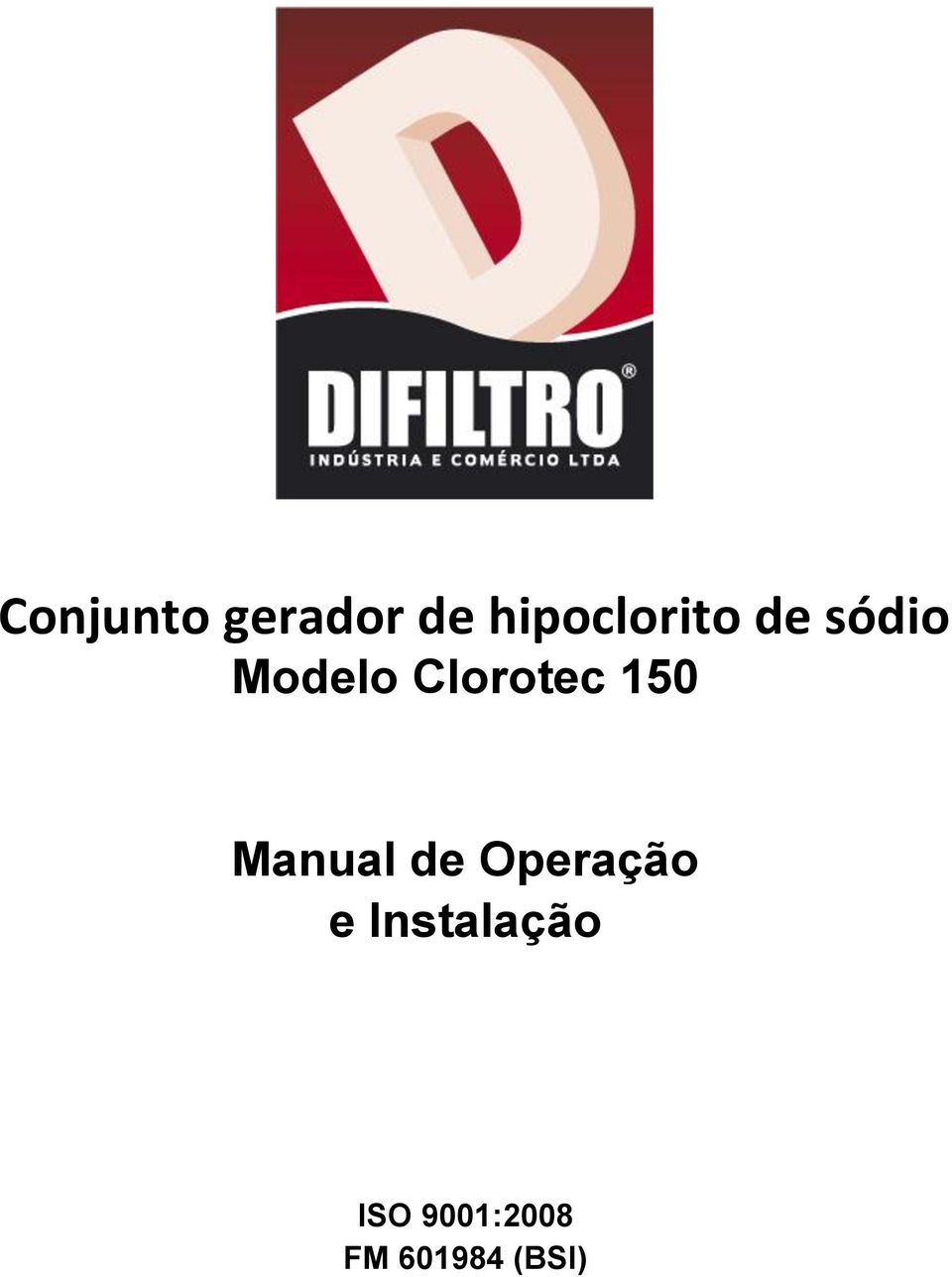 Clorotec 150 Manual de