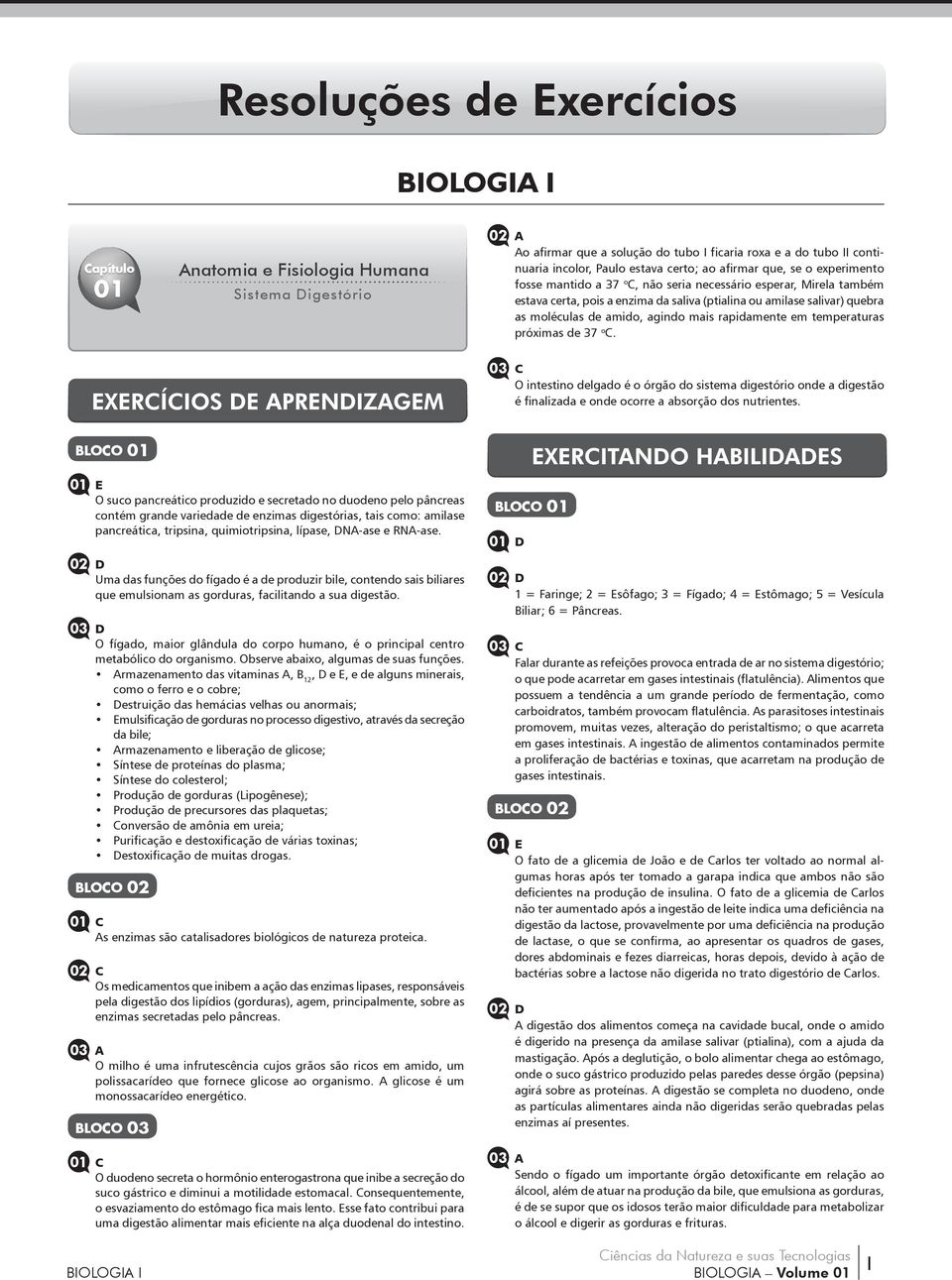 agindo mais rapidamente em temperaturas próximas de 37 o C. O intestino delgado é o órgão do sistema digestório onde a digestão é finalizada e onde ocorre a absorção dos nutrientes.