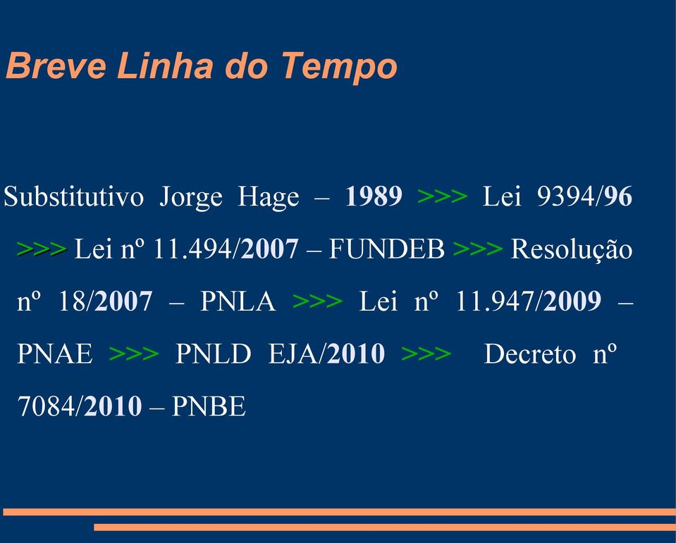 494/2007 FUNDEB >>> Resolução nº 18/2007 PNLA >>>