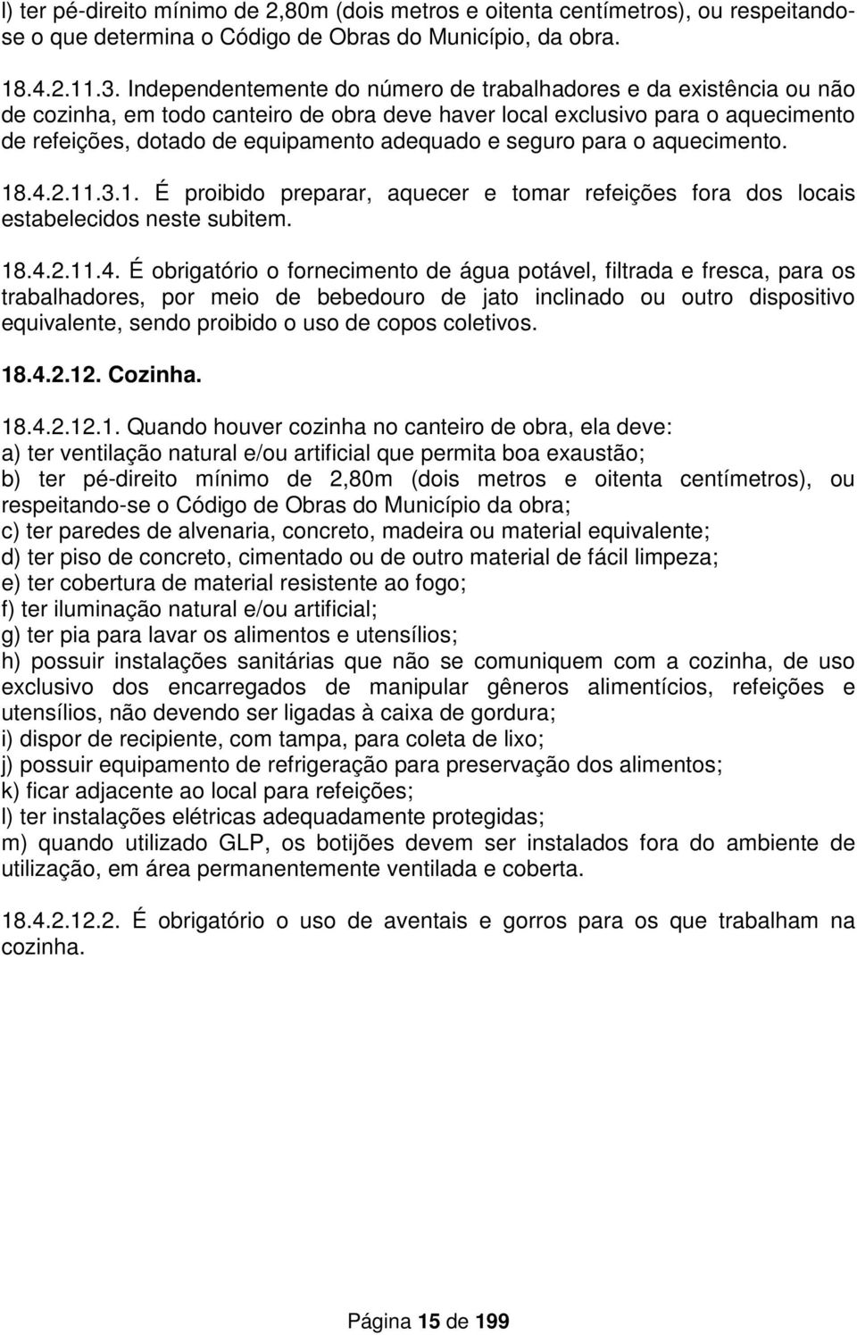 seguro para o aquecimento. 18.4.