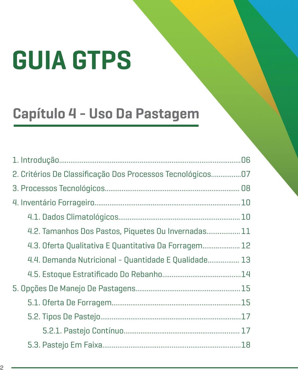 3. Oferta Qualitativa E Quantitativa Da Forragem... 12 4.4. Demanda Nutricional - Quantidade E Qualidade... 13 4.5.