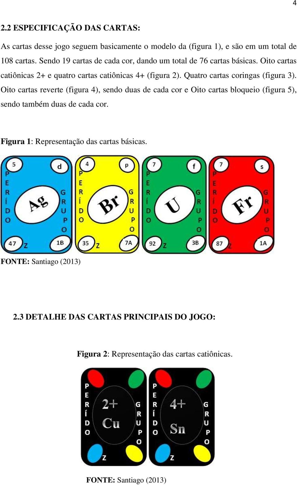 Quatro cartas coringas (figura 3).