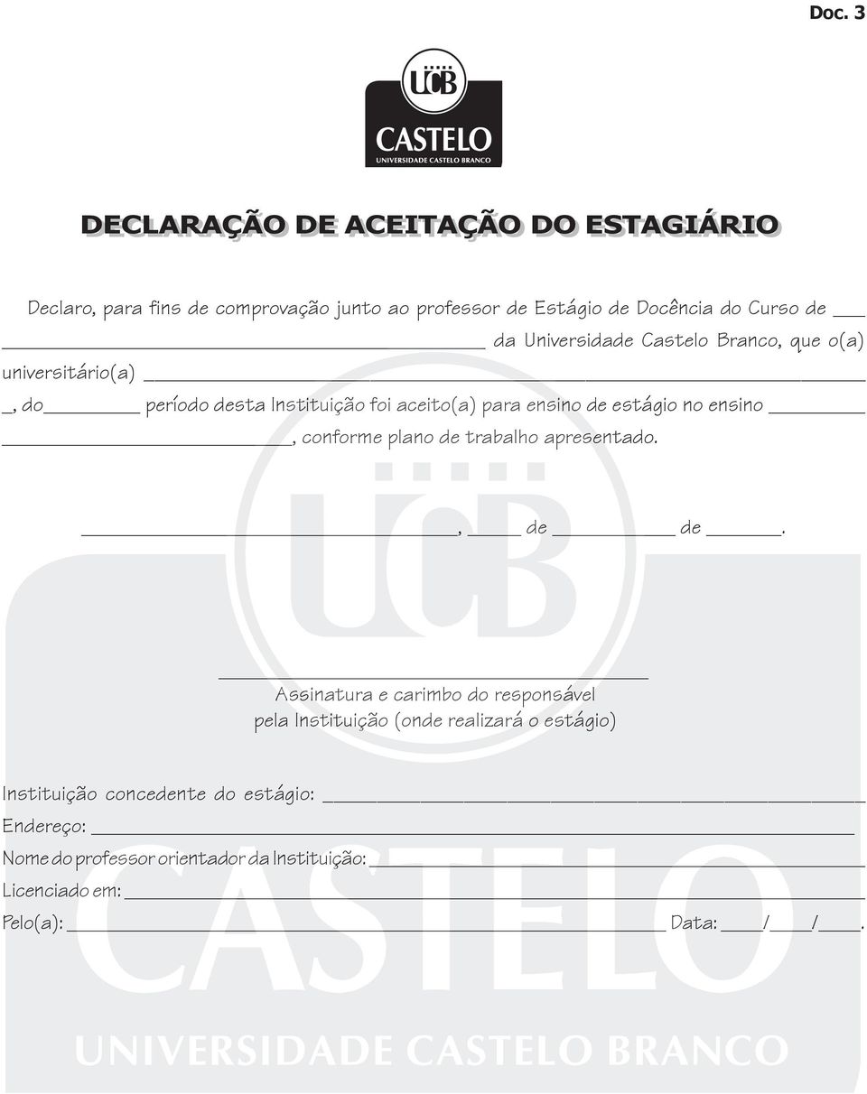 ensino, conforme plano de trabalho apresentado., de de.