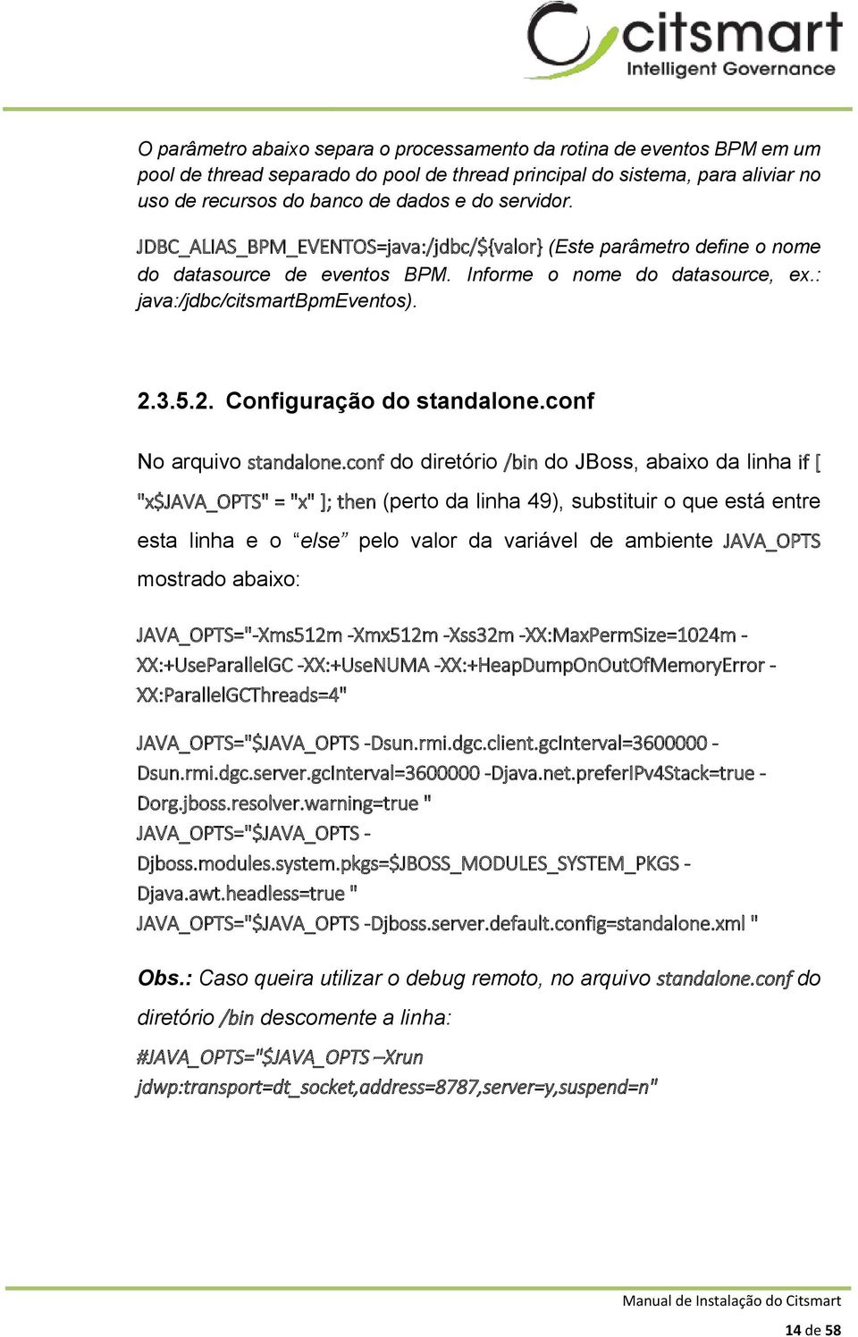 3.5.2. Configuração do standalone.conf No arquivo standalone.