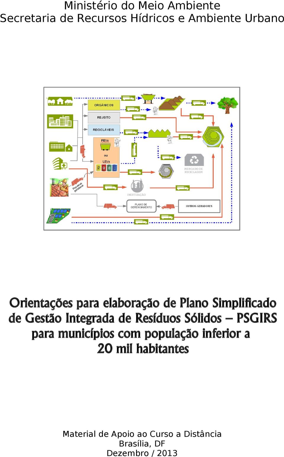 Integrada de Resíduos Sólidos PSGIRS para municípios com população inferior