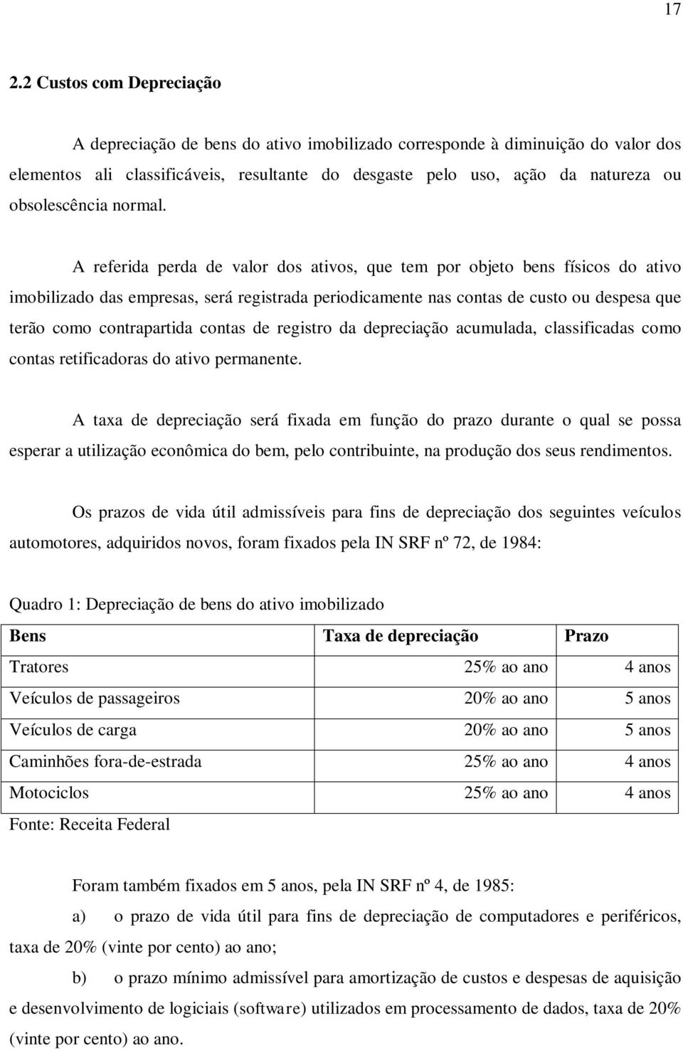 A referida perda de valor dos ativos, que tem por objeto bens físicos do ativo imobilizado das empresas, será registrada periodicamente nas contas de custo ou despesa que terão como contrapartida