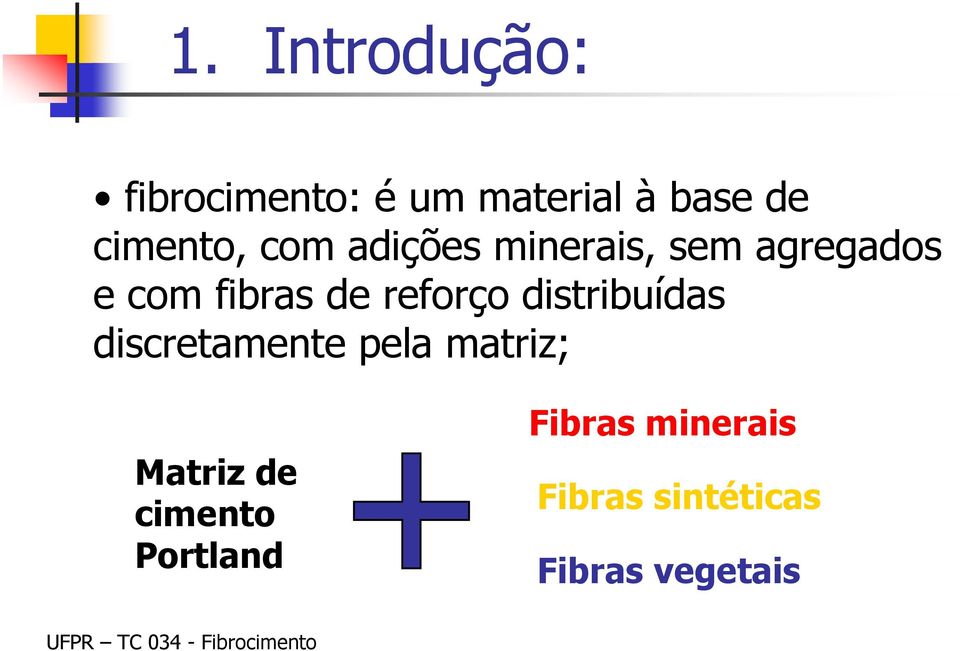 de reforço distribuídas discretamente pela matriz; Matriz