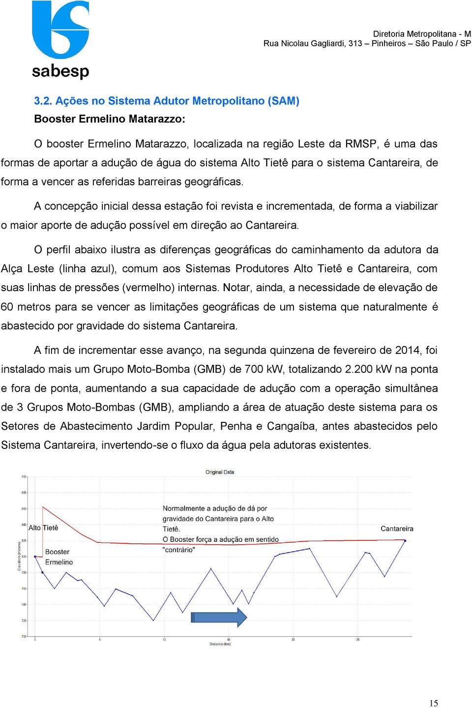 A concepção inicial dessa estação foi revista e incrementada, de forma a viabilizar o maior aporte de adução possível em direção ao Cantareira.