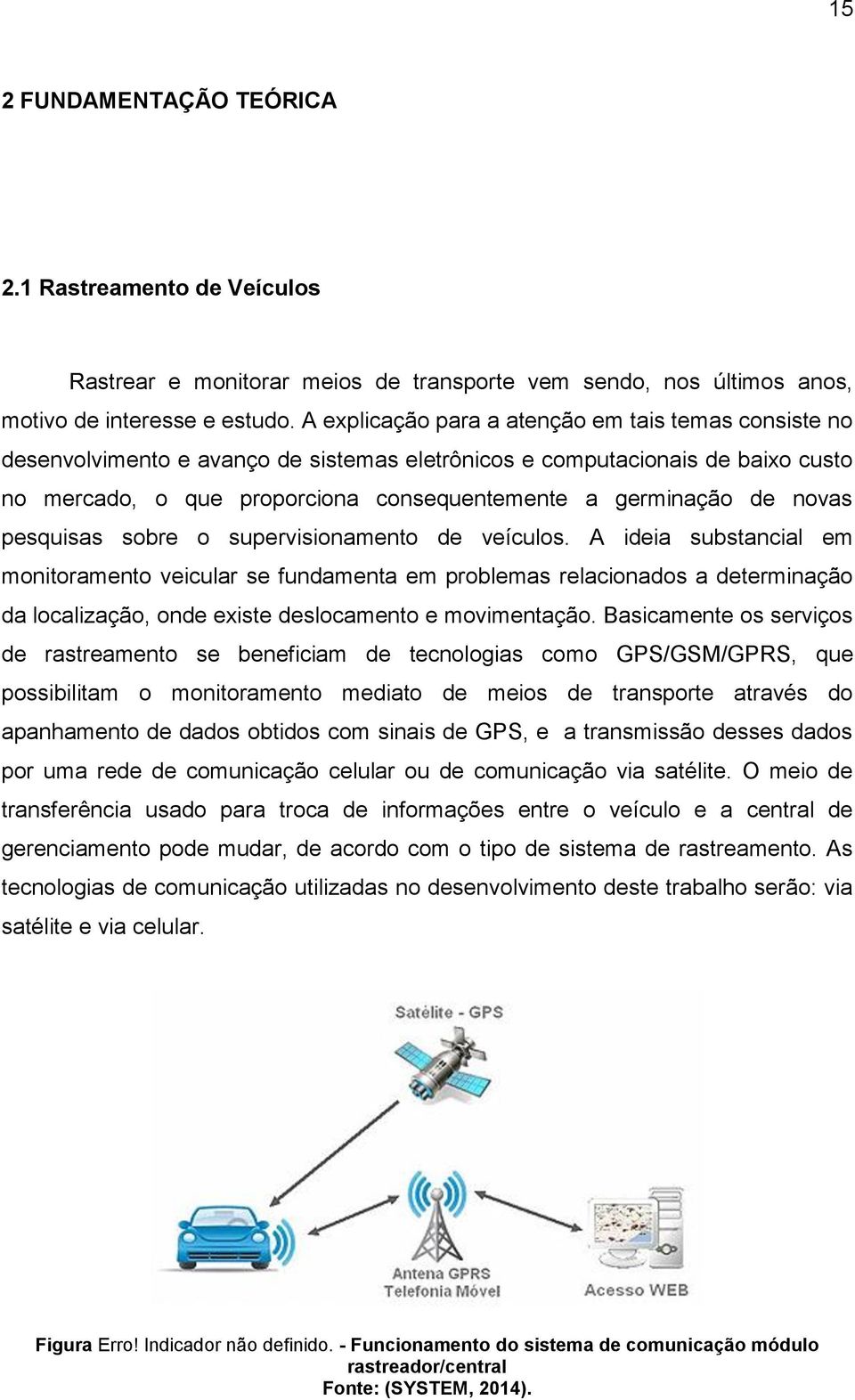 novas pesquisas sobre o supervisionamento de veículos.