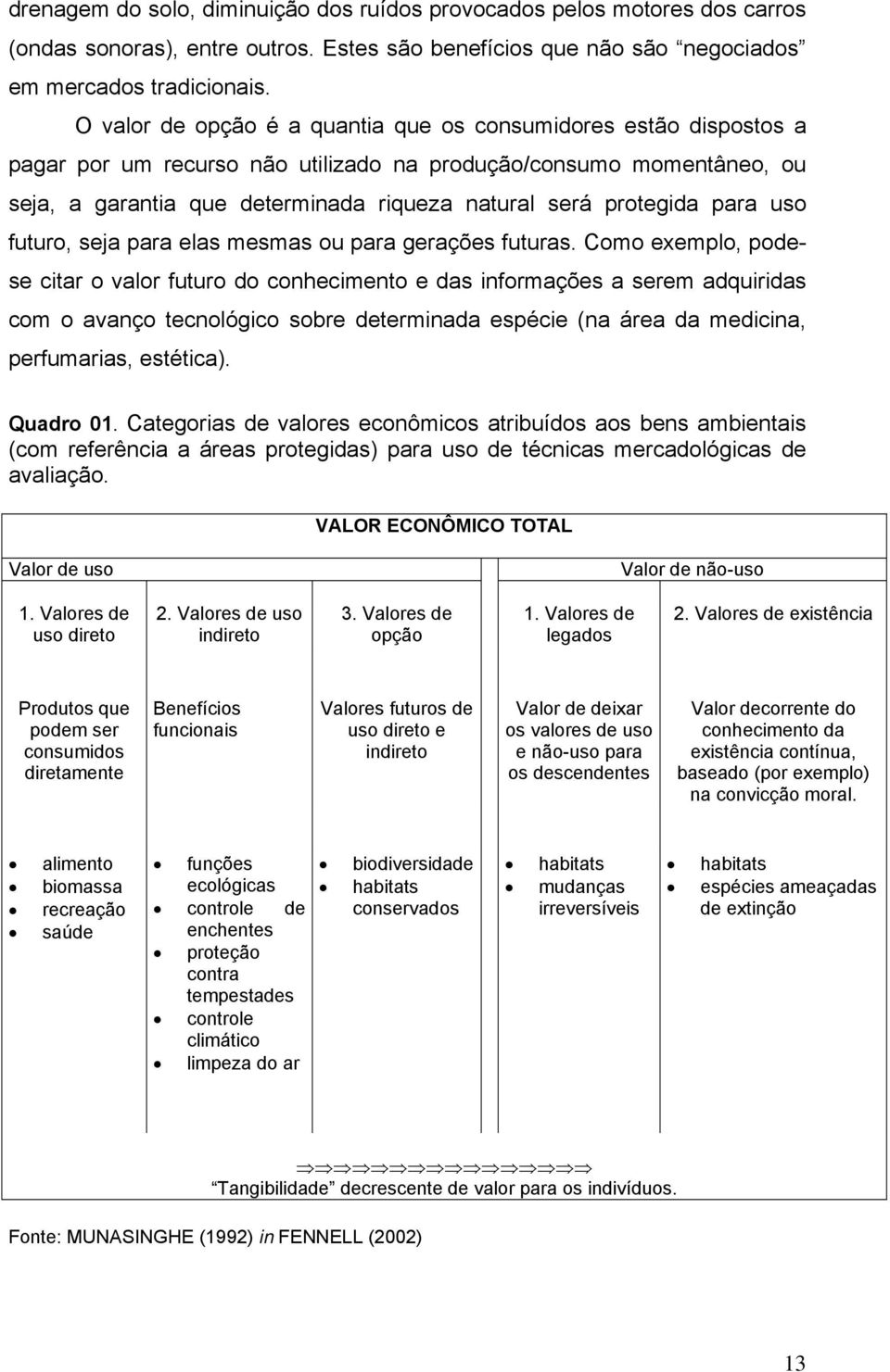 protegida para uso futuro, seja para elas mesmas ou para gerações futuras.