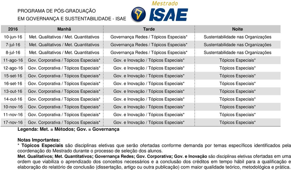 e Inovação / Tópicos Especiais* Tópicos Especiais* 12-ago-16 Gov. Corporativa / Tópicos Especiais* Gov. e Inovação / Tópicos Especiais* Tópicos Especiais* 15-set-16 Gov.