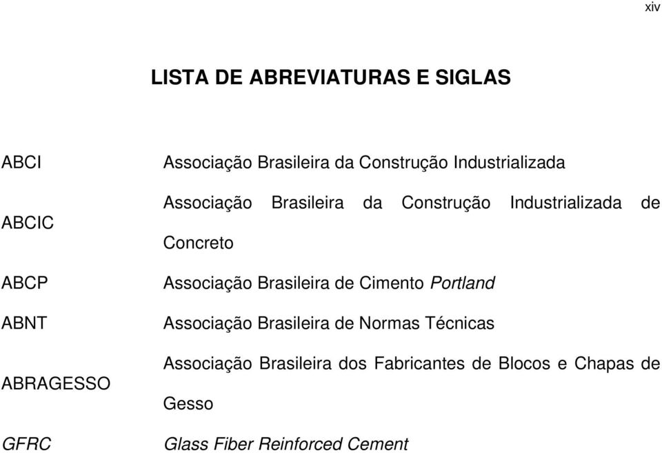 Industrializada de Concreto Associação Brasileira de Cimento Portland Associação Brasileira