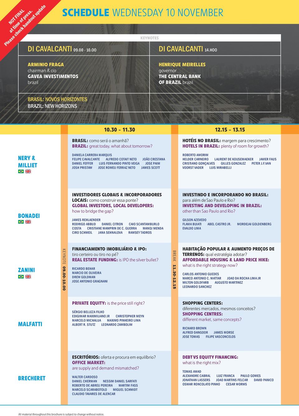 15 Brasil: como será o amanhã? Brazil: great today, what about tomorrow? Hotéis no Brasil: margem para crescimento? Hotels in Brazil: plenty of room for growth?