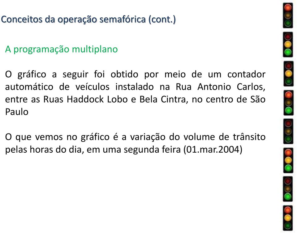 automático de veículos instalado na Rua Antonio Carlos, entre as Ruas Haddock Lobo e