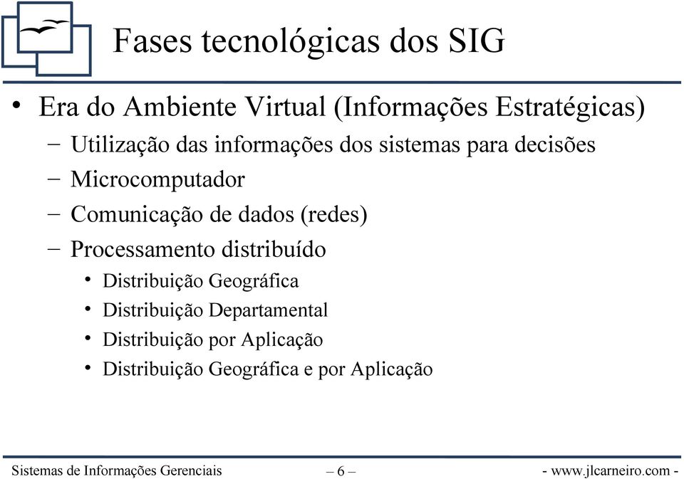 Processamento distribuído Distribuição Geográfica Distribuição Departamental Distribuição por