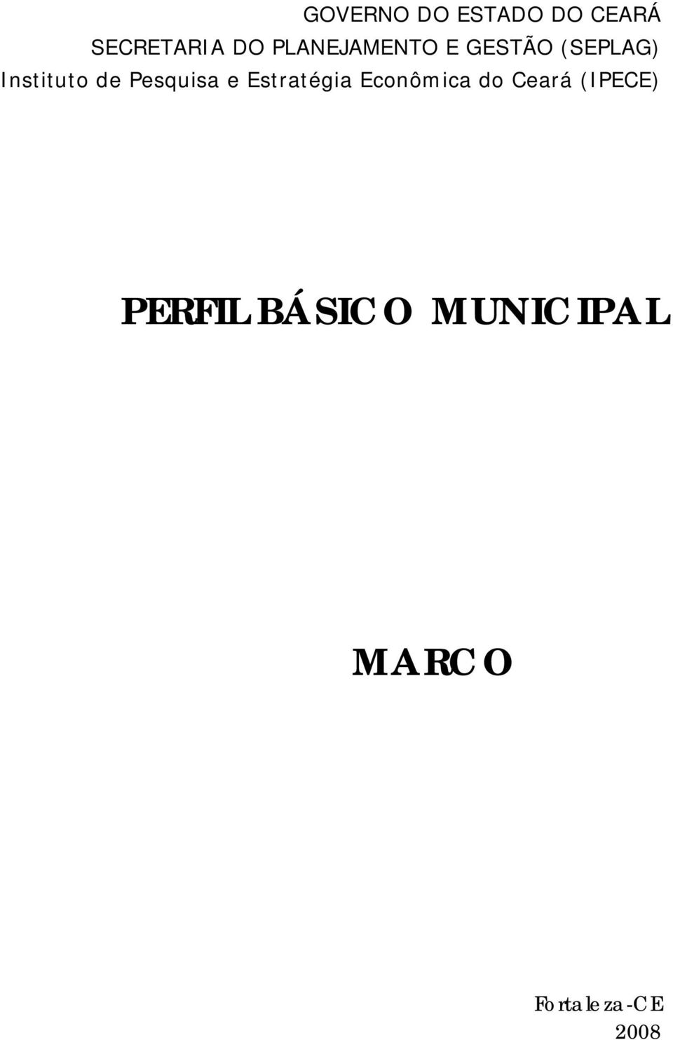 Pesquisa e Estratégia Econômica do Ceará