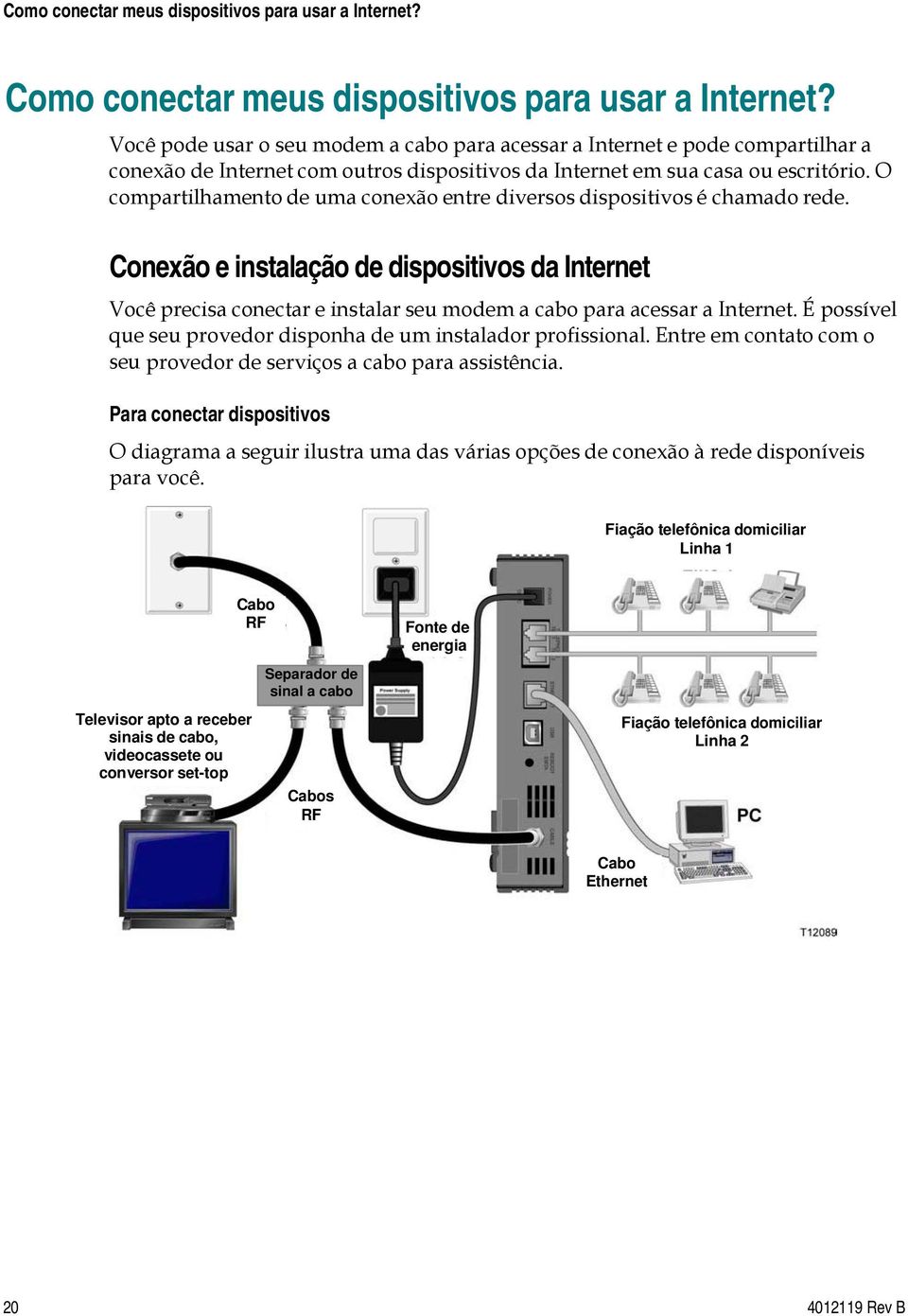 O compartilhamento de uma conexão entre diversos dispositivos é chamado rede.