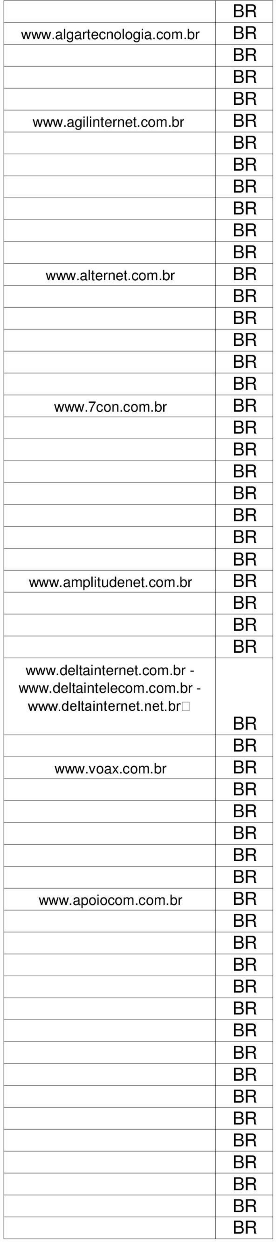 com.br - www.deltaintelecom.com.br - www.deltainternet.