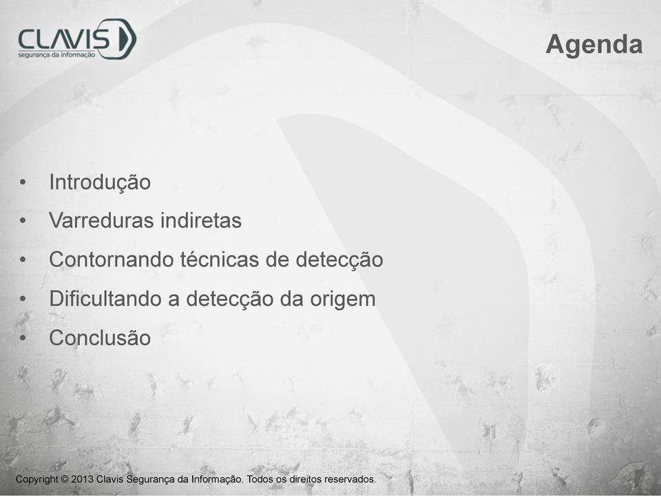 técnicas de detecção