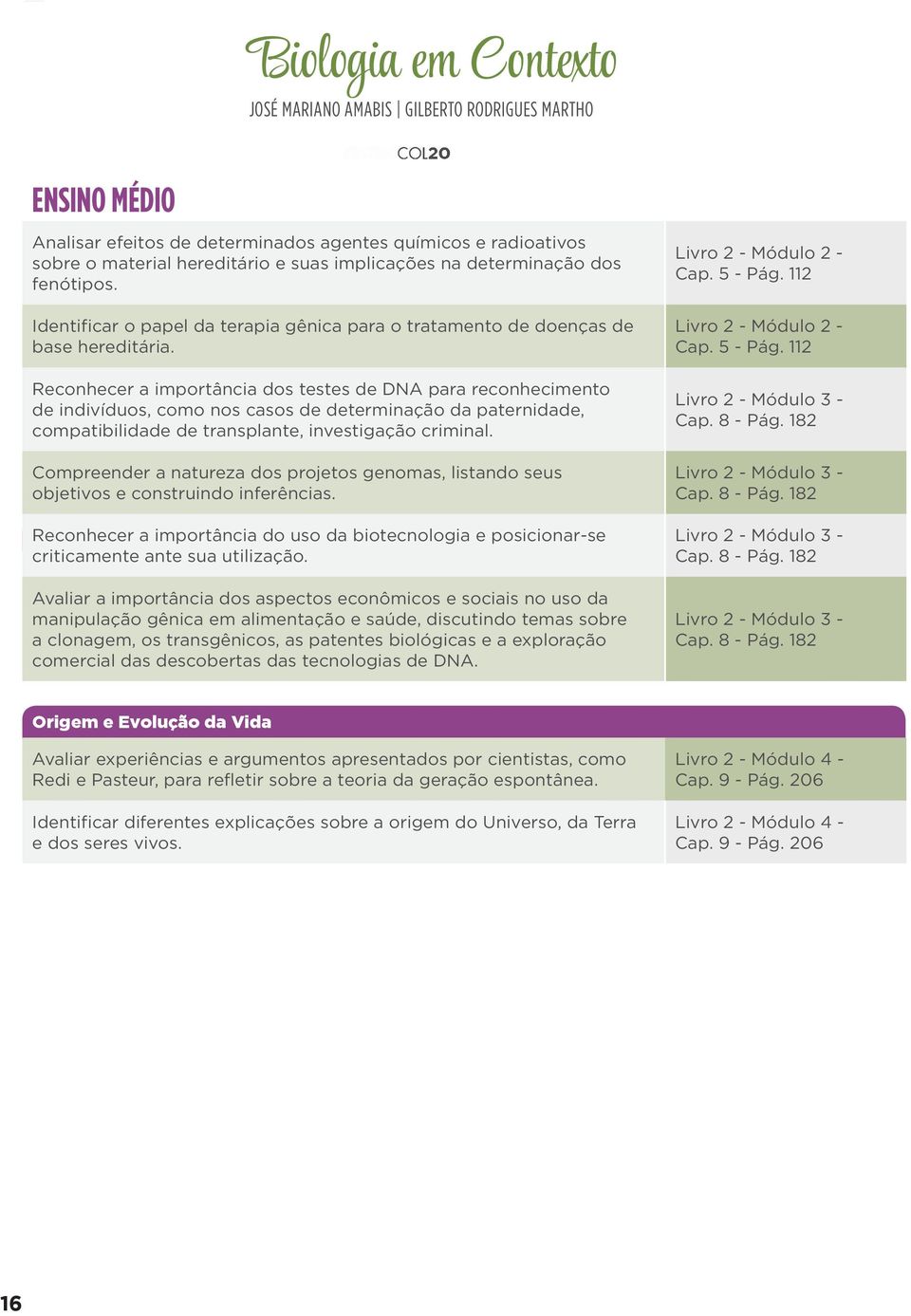 Reconhecer a importância dos testes de DNA para reconhecimento de indivíduos, como nos casos de determinação da paternidade, compatibilidade de transplante, investigação criminal.