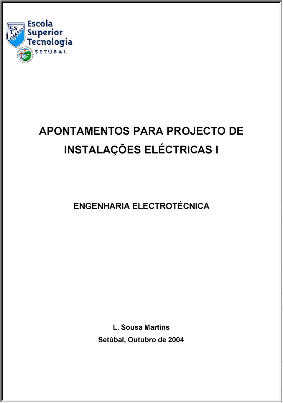 ENGENHARIA ELECTROTÉCNICA L.