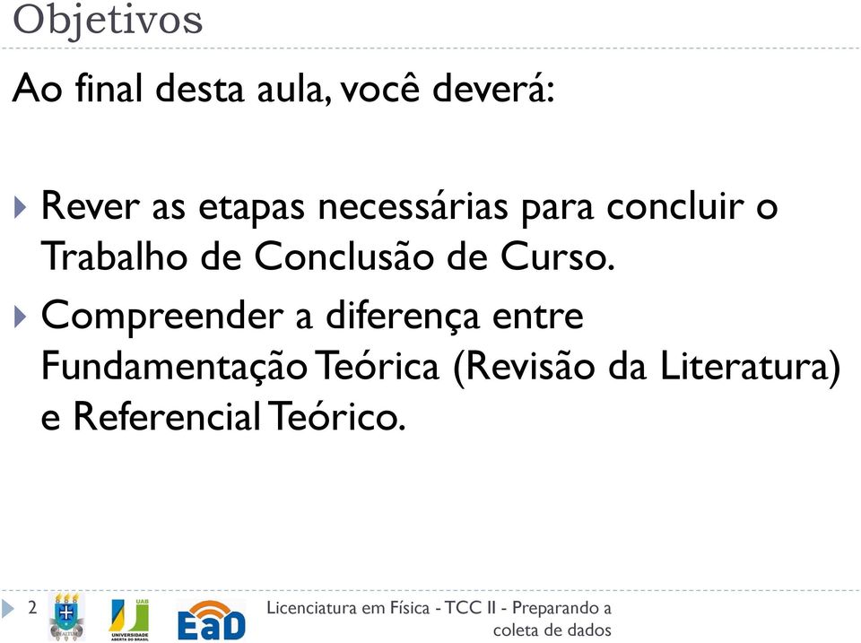 Conclusão de Curso.