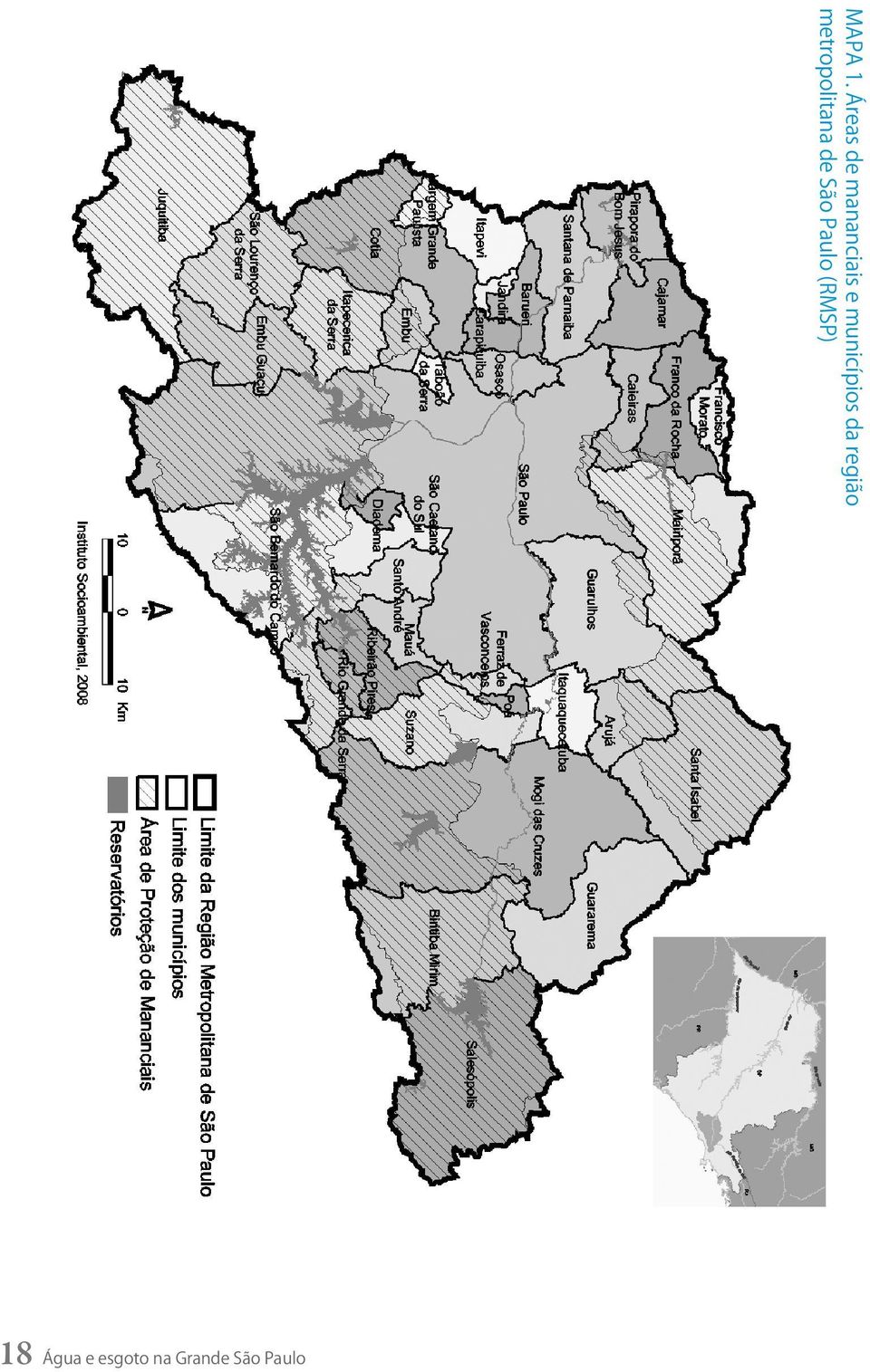 Áreas de mananciais e