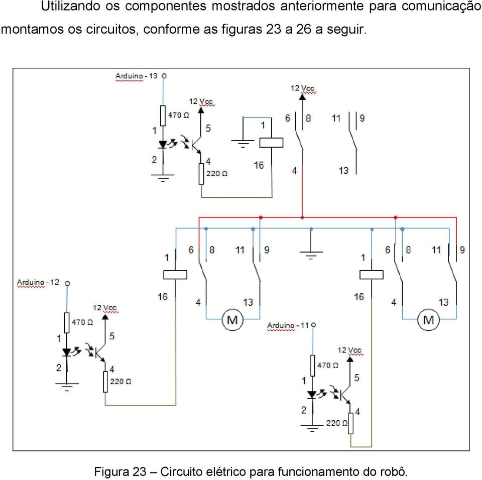 circuitos, conforme as figuras 23 a 26 a