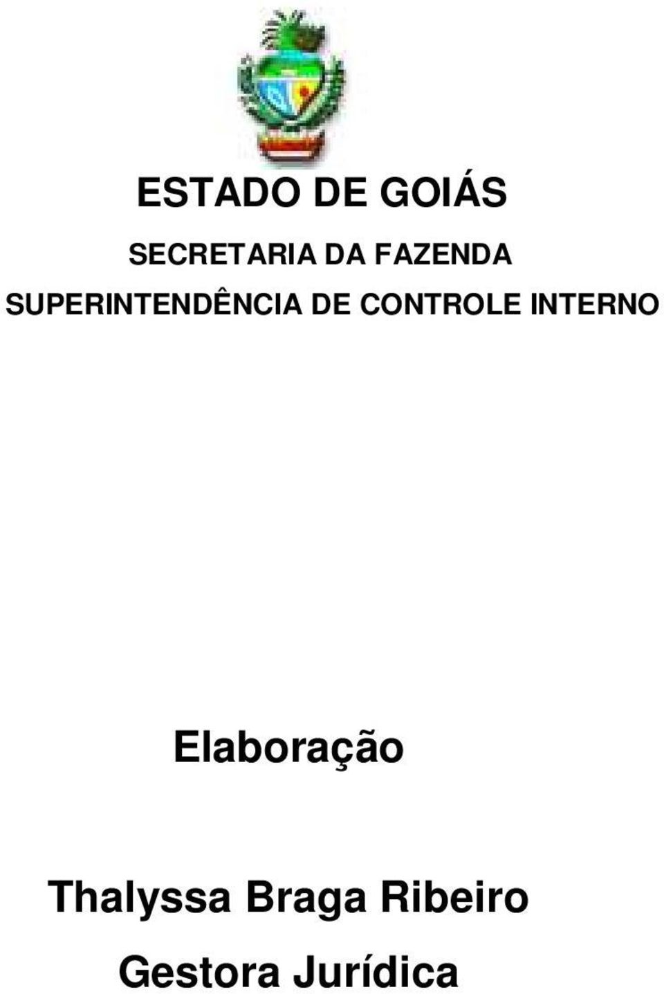 CONTROLE INTERNO Elaboração