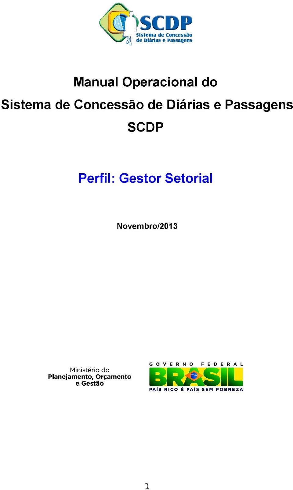 Diárias e Passagens SCDP